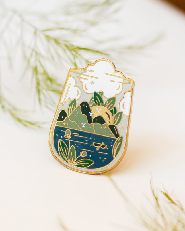 Grand River Enamel Pin