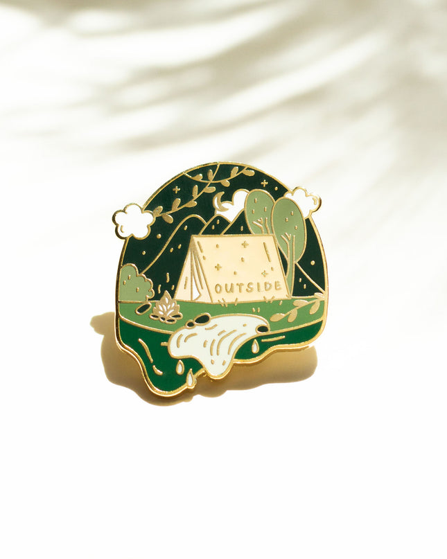 Campsite Enamel Pin