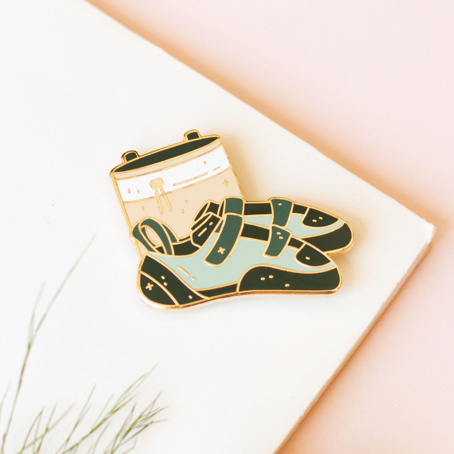 Climbing Shoes Enamel Pin