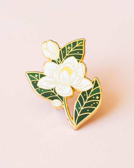 Southern Magnolia Enamel Pin