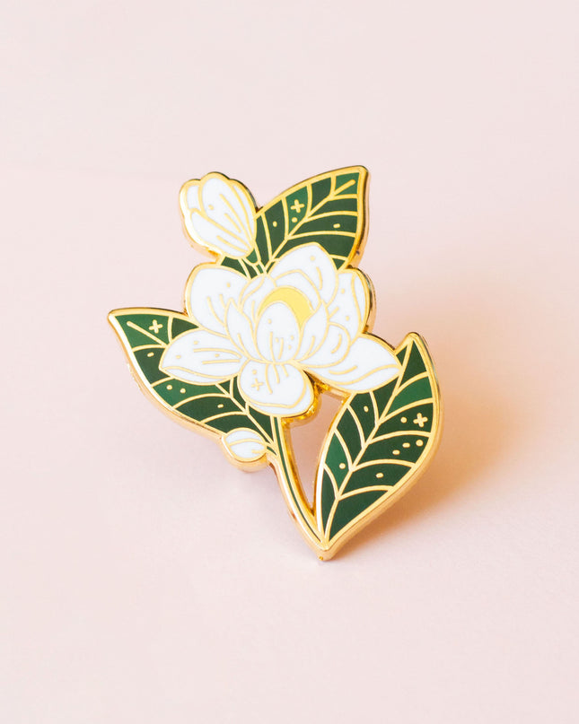 Southern Magnolia Enamel Pin