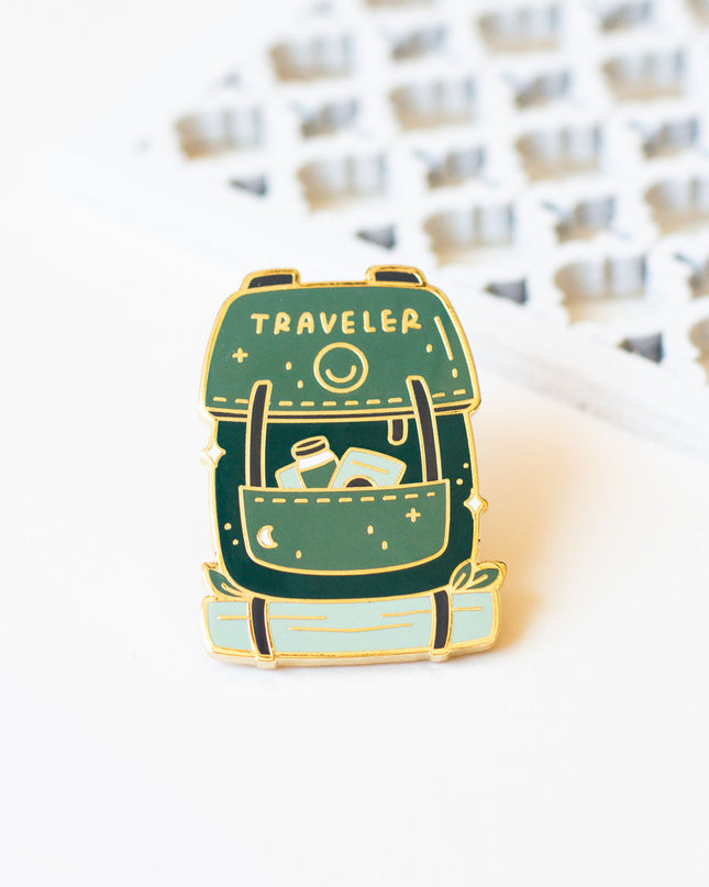 Traveler's Backpack Enamel Pin