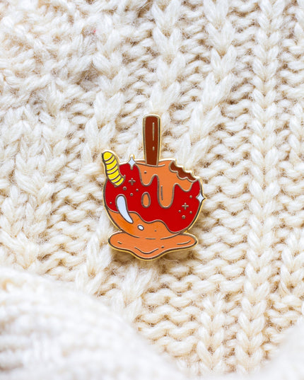 Caramel Apple Enamel Pin