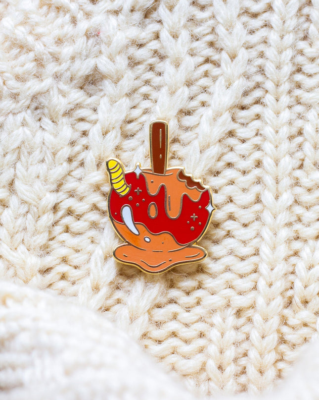 Caramel Apple Enamel Pin