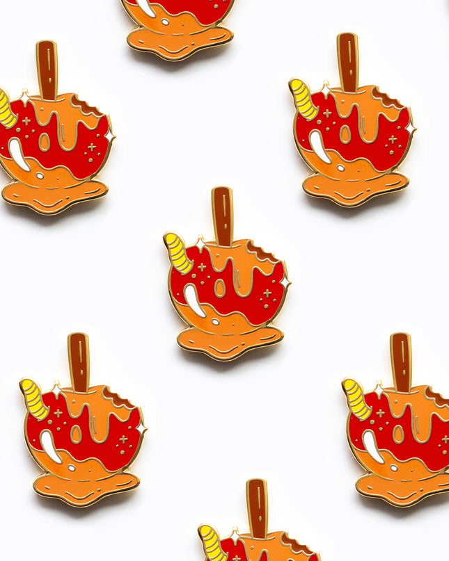Caramel Apple Enamel Pin