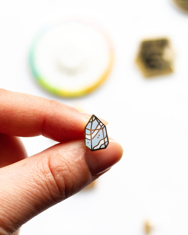 Crystal Mini Enamel Pin