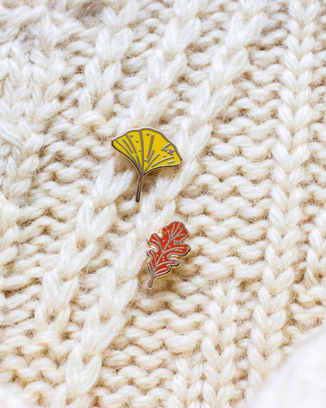 Autumn Leaves Mini Enamel Pin
