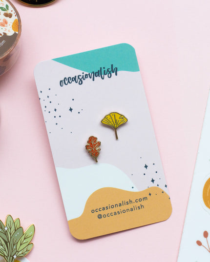 Autumn Leaves Mini Enamel Pin