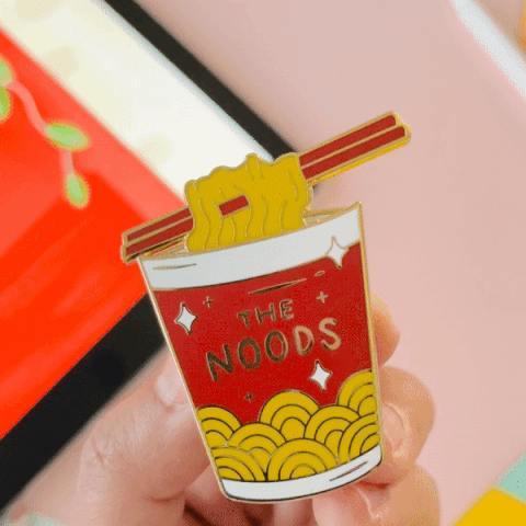 Instant Noods Enamel Pin