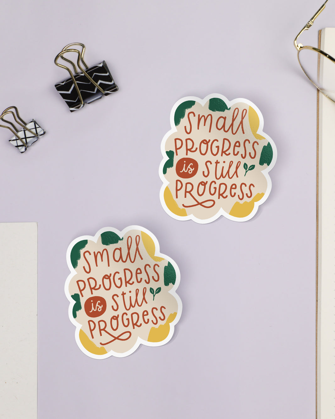 Small Progress is Still Progress Matte Vinyl Sticker – occasionalish