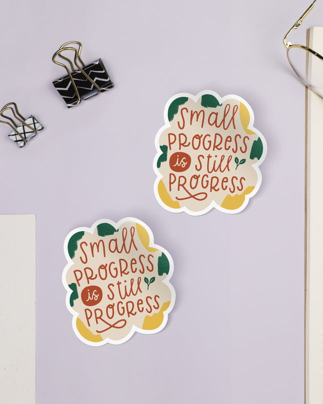 Small Progress is Still Progress Matte Vinyl Sticker