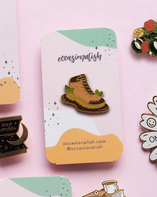Hiking Boot Enamel Pin