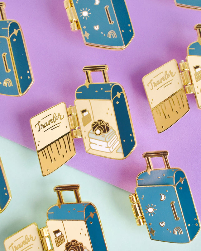 Travel Enamel Pin B GRADE