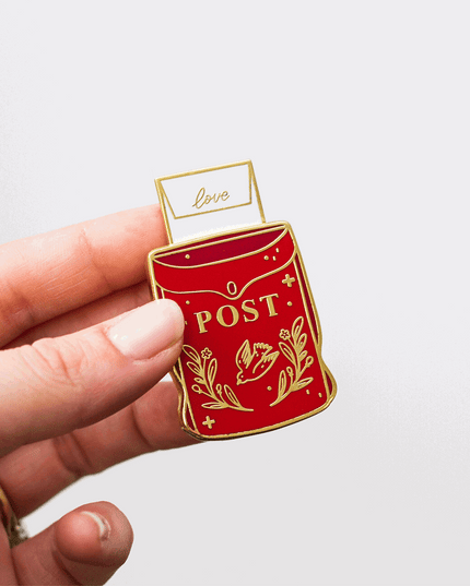 Vintage Mailbox Enamel Pin