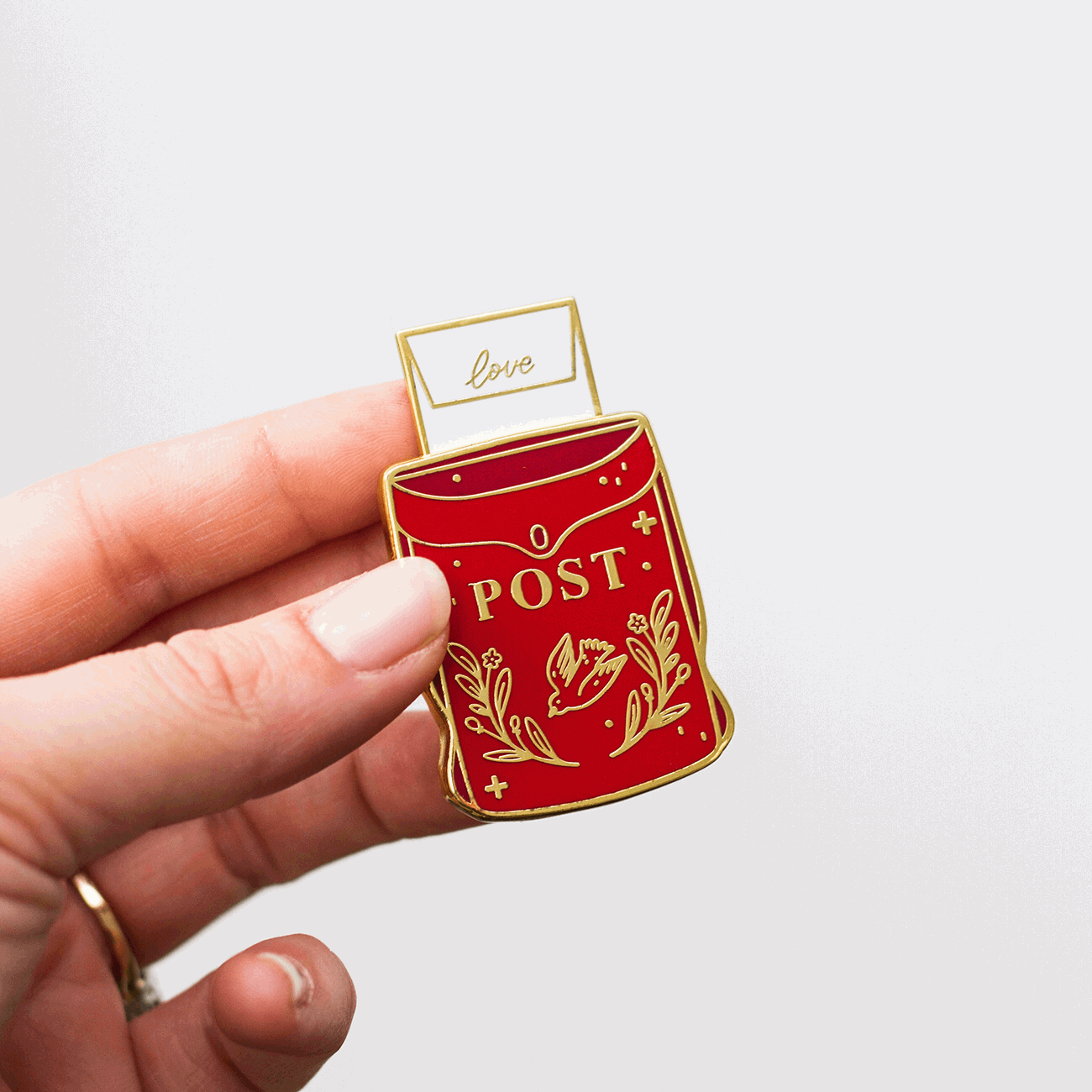 Vintage Mailbox Enamel Pin – occasionalish