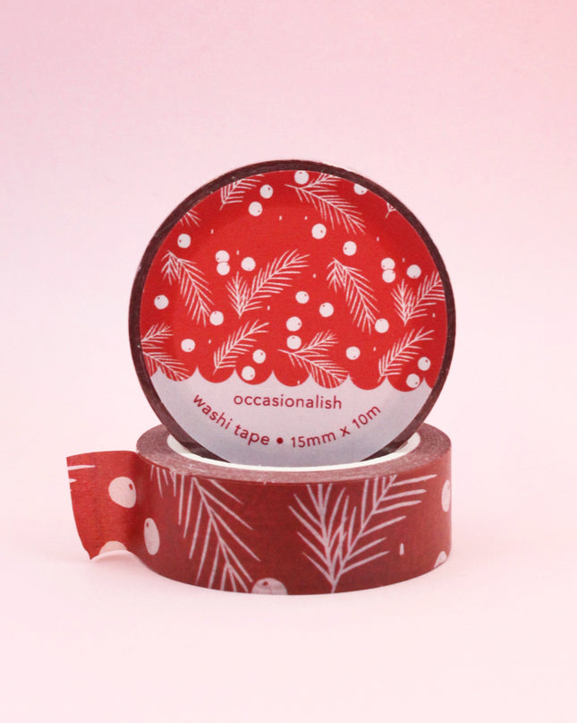 Winter Berry Washi Tape