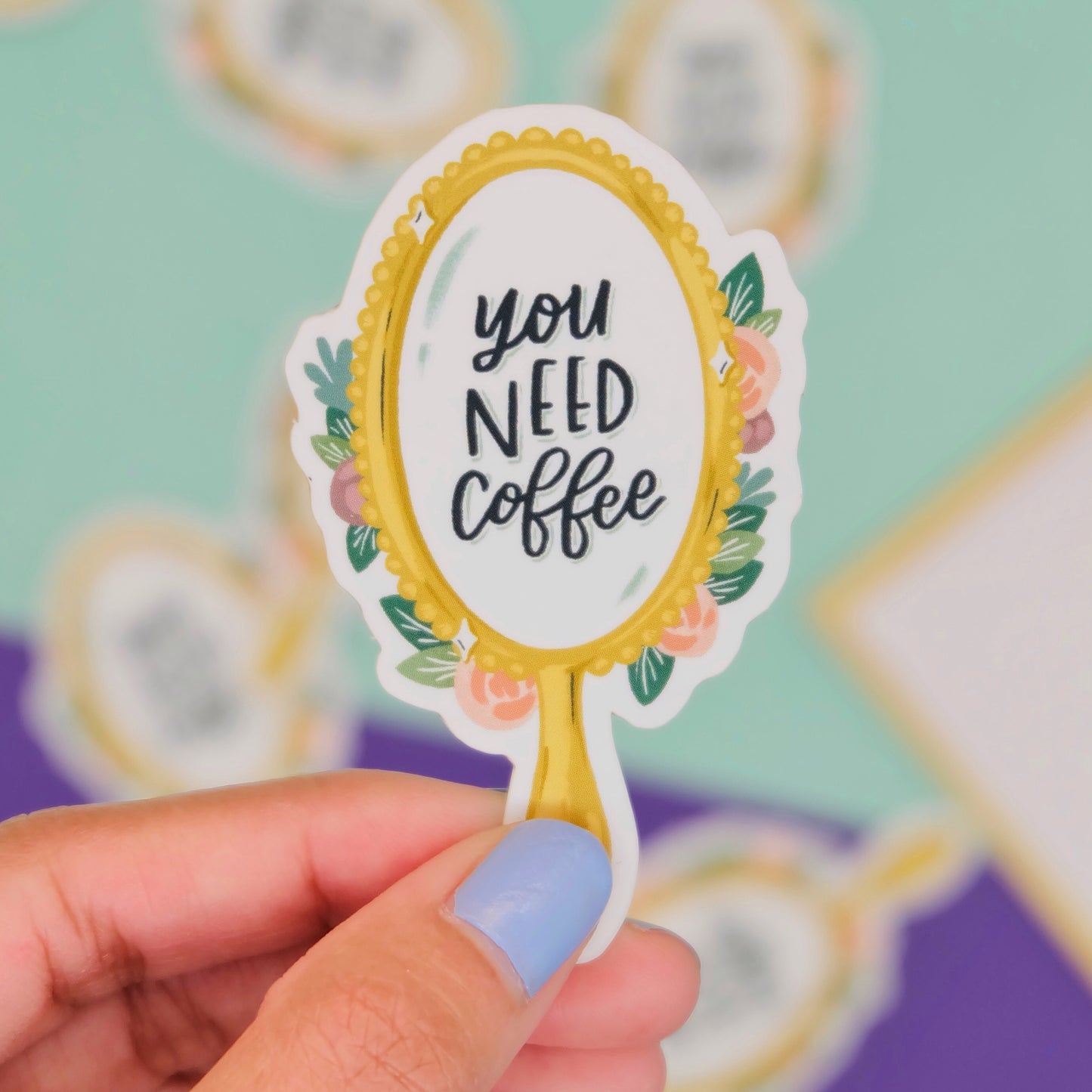 You Need Coffee Sticker